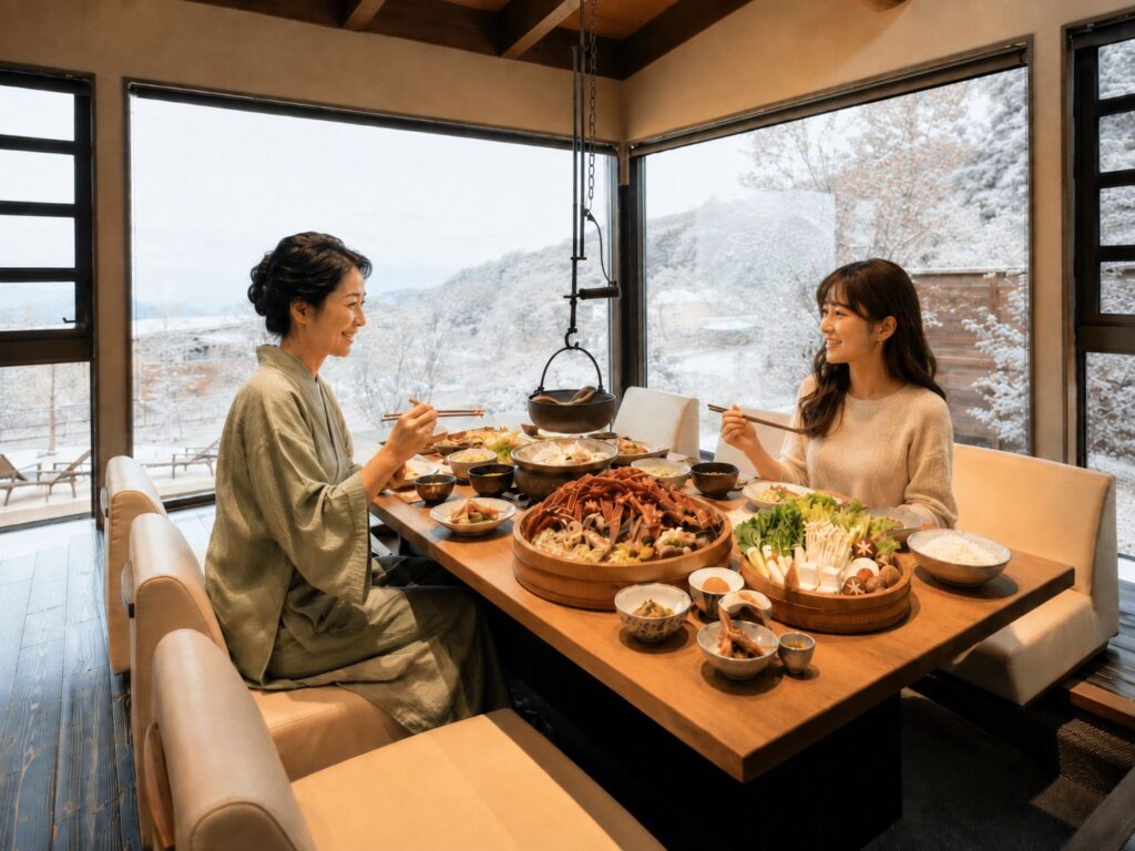 An Onsen & Crab Escape, Just the Two of You