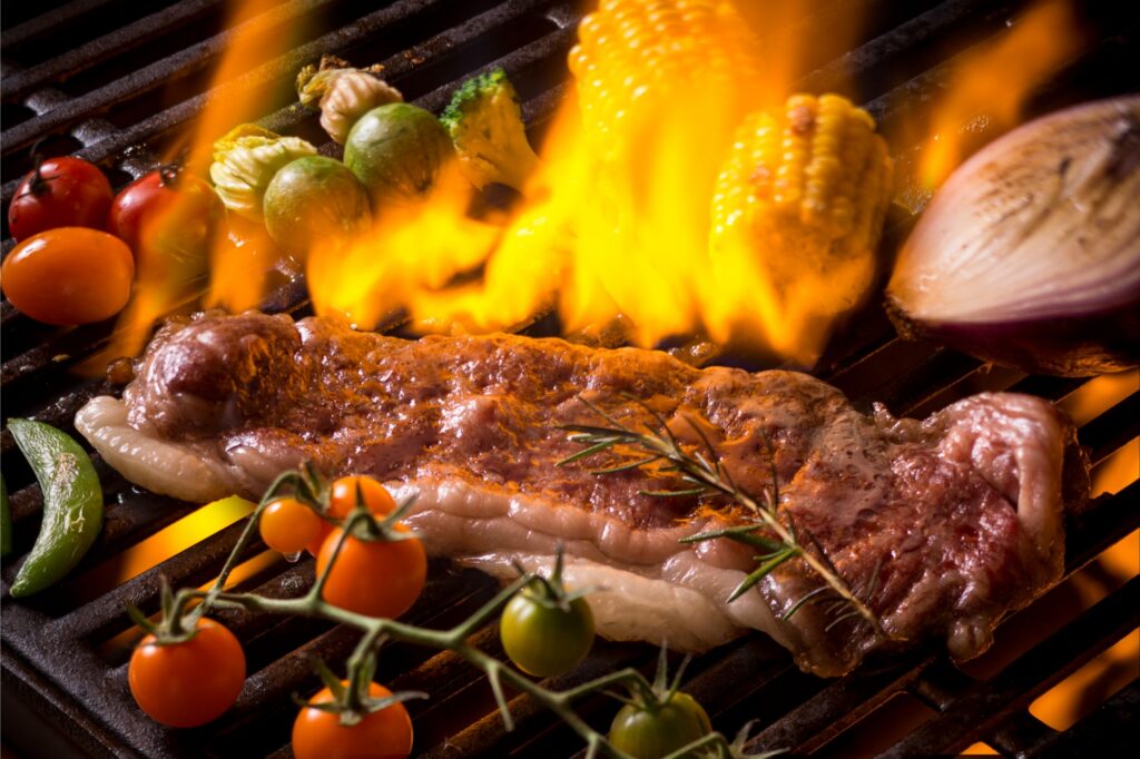 Dinner Around the Fire